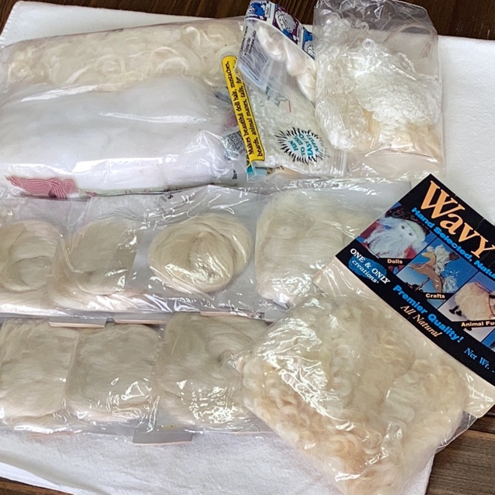 FINAL SALE PRICE Huge New Doll Hair Lot - 12 Packs + Bonus
